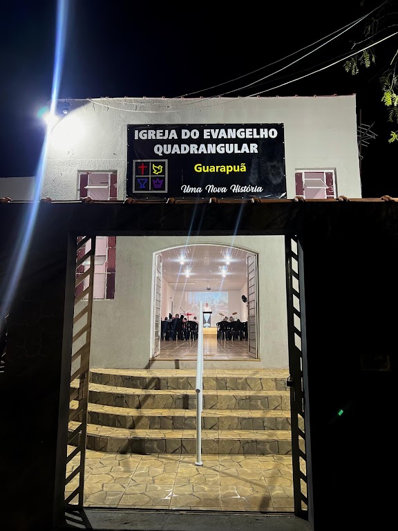 Fachada de Igreja do Evangelho Quadrangular de Guarapuã