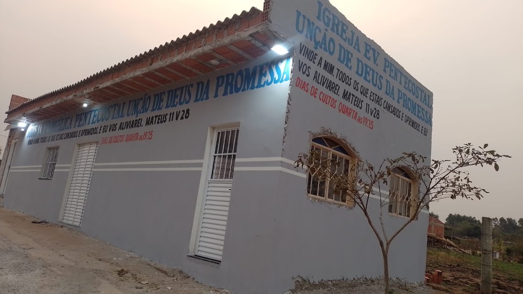 Fachada de Igreja Evangélica Pentecostal UNÇÃO de DEUS da PROMESSA
