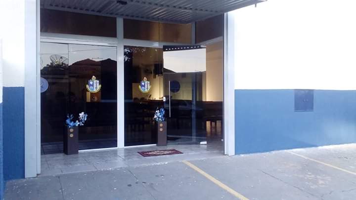 Fachada de Igreja evangélica Assembléia de Deus ministério do Belém compo de Itirapina