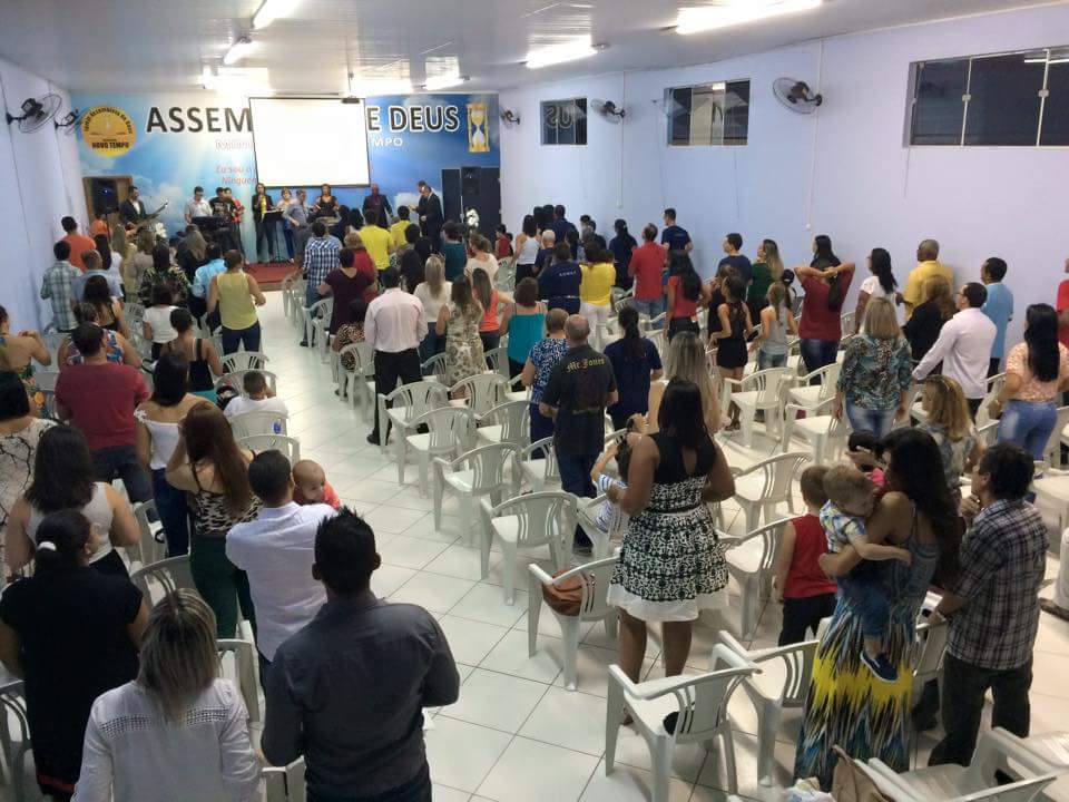 Fachada de Assembléia De Deus Novo Tempo