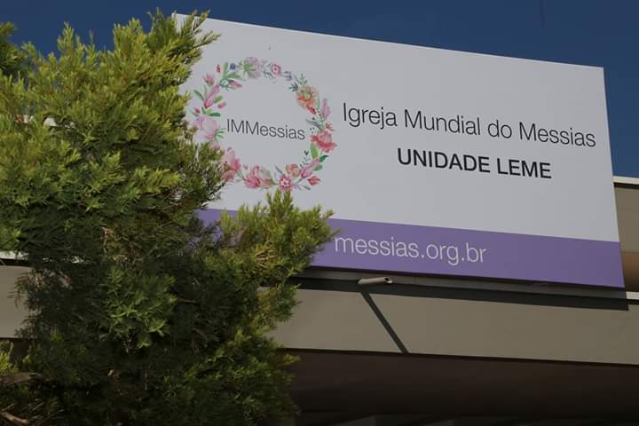 Fachada de Igreja Mundial do Messias Brasil