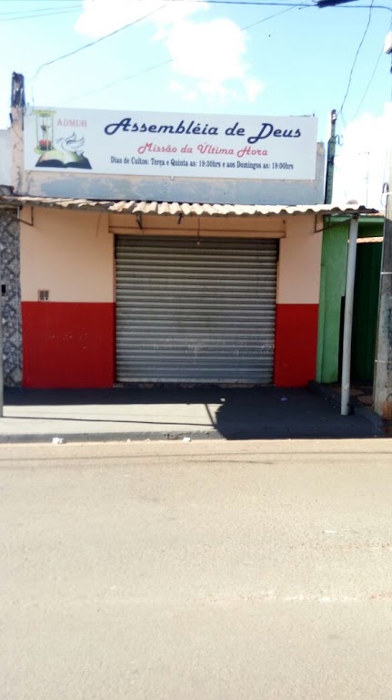 Fachada de Assembleia de Deus - Missao da Ultima Hora