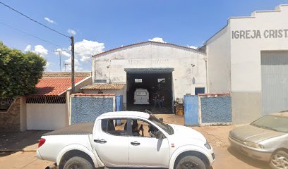 Fachada de Igreja Cristã Missões na terra.