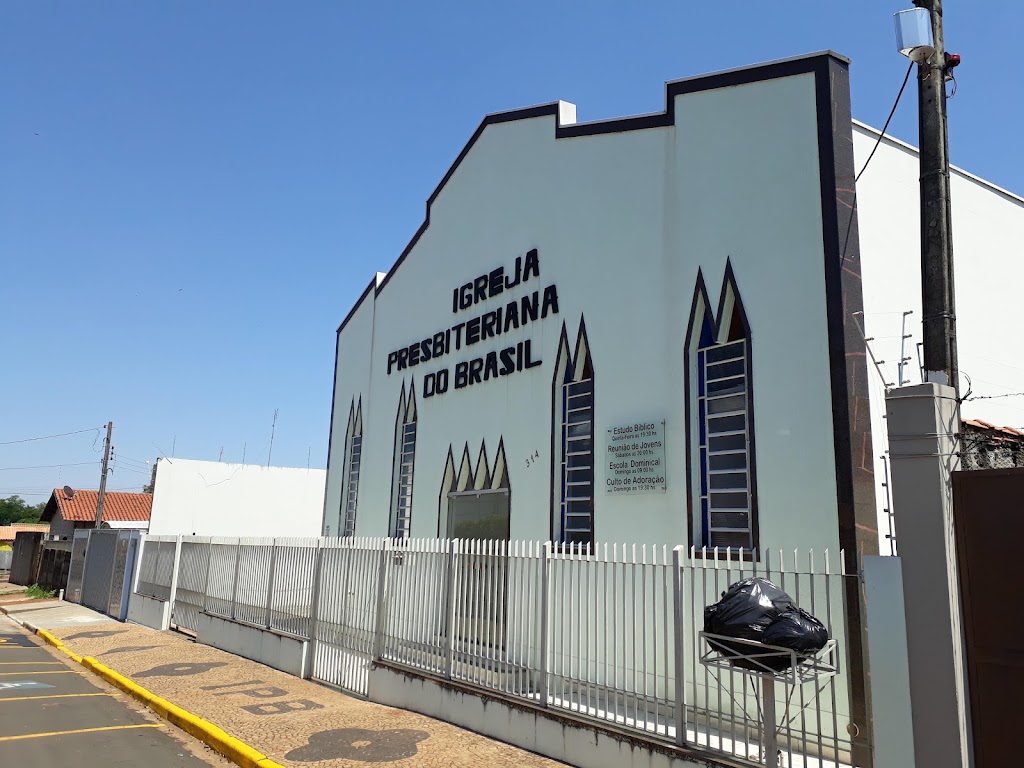 Fachada de Igreja Presbiteriana de Aguaí