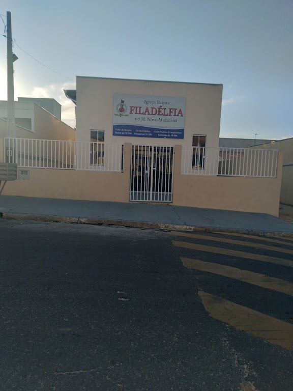 Fachada de Igreja Batista Independente Filadelfia no Jd. Novo Maracanã