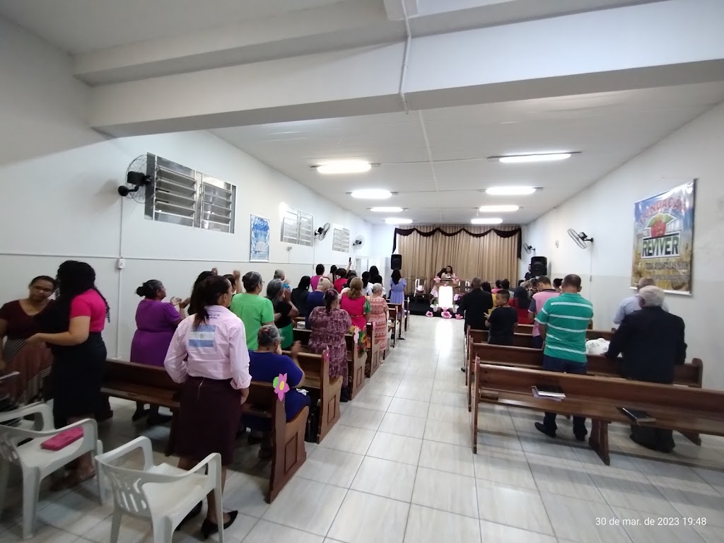 Fachada de IPDA do Jd. Amanda I - Igreja Pentecostal Deus é Amor