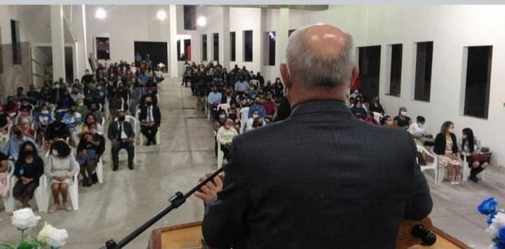 Fachada de Igreja Evangélica Assembléia Deus Ministério Missão em Sumaré