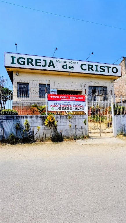 Fachada de Igreja de Cristo no ouro verde