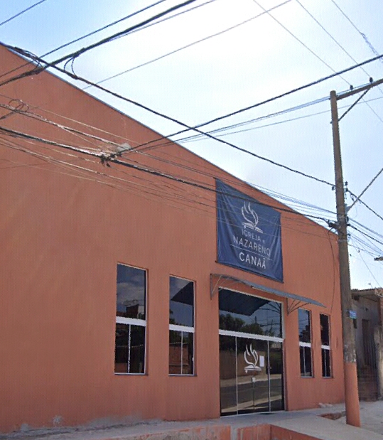 Fachada de Igreja do Nazareno Canaã