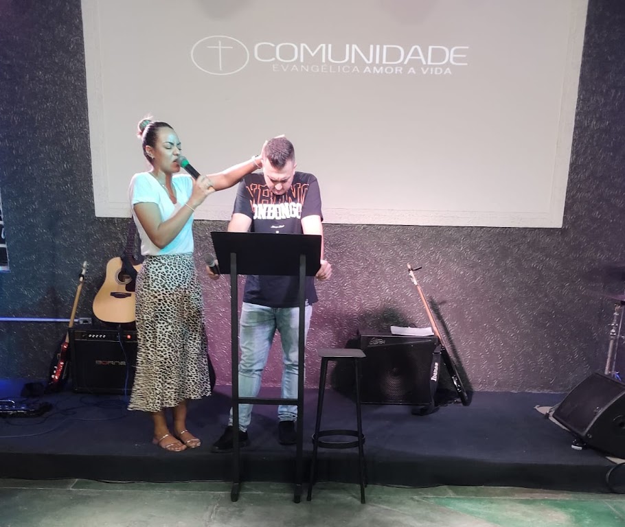 Fachada de Comunidade Evangélica Amor a vida