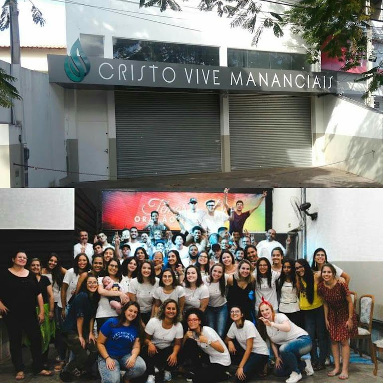 Fachada de Cristo Vive Mananciais