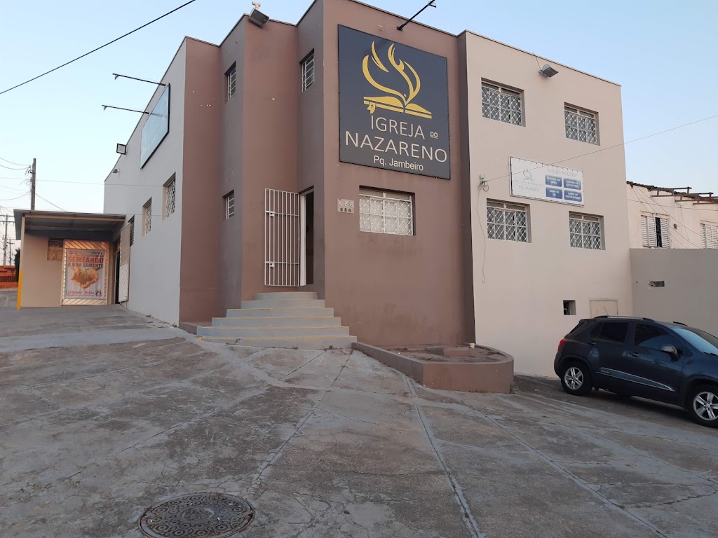Fachada de Igreja do Nazareno Parque Jambeiro