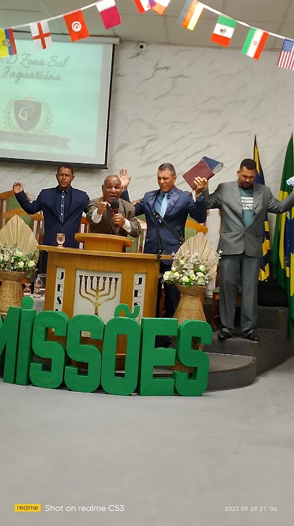 Fachada de Igreja evangelica Ass. de Deus min. Zona Sul