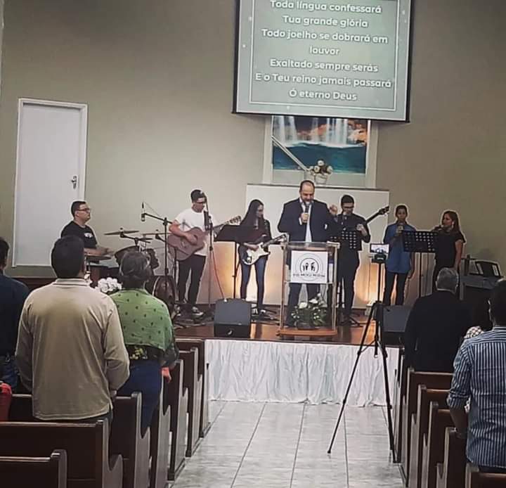 Fachada de Primeira Igreja Batista em Mogi Mirim
