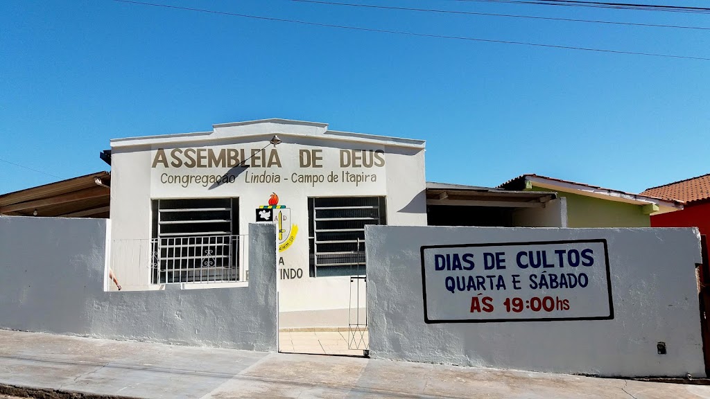 Fachada de Igreja Assembleia de Deus Restaurando Vidas (Lindoia)