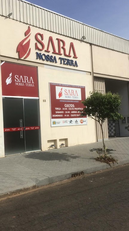Fachada de Sara Nossa Terra Monte Sião MG
