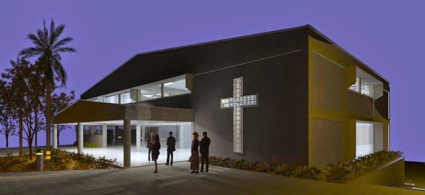 Fachada de Igreja Batista Memorial de Serra Negra