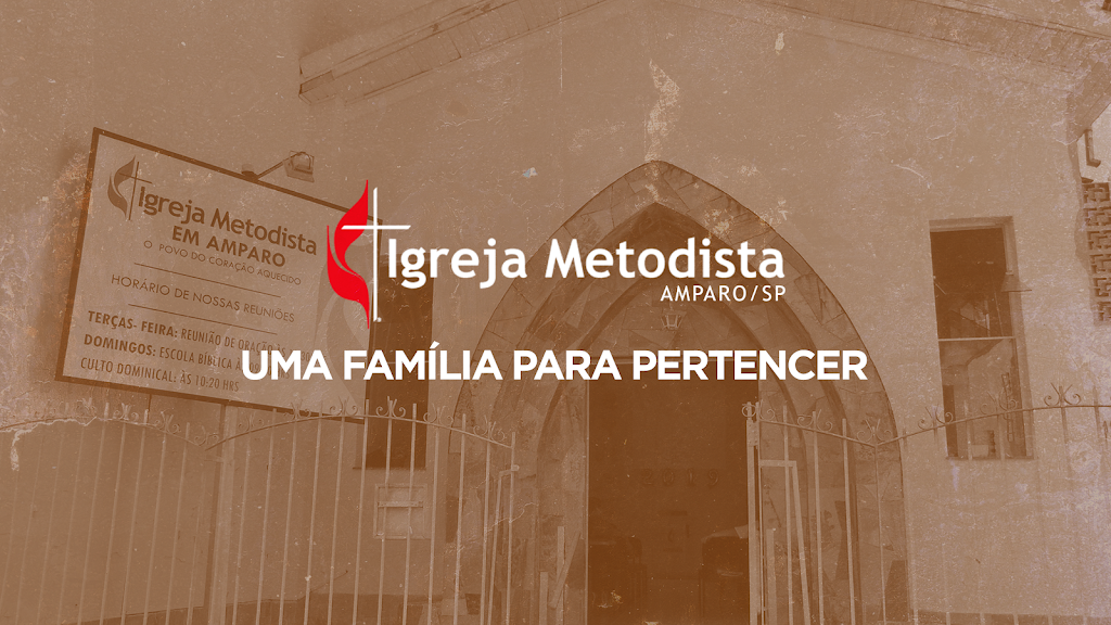 Fachada de Igreja Metodista em Amparo