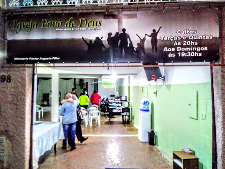 Fachada de Igreja Povo de Deus Ministério de Socorro