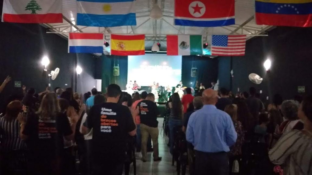 Fachada de Igreja Batista Avivar Hortênsias