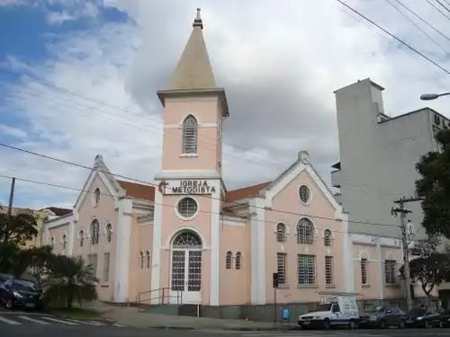 Fachada de Igreja Metodista de Poços de Caldas