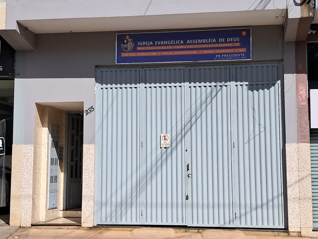 Fachada de Assembleia de Deus-Ministério do Belém Campo Circuito das Águas Amparo-Sp