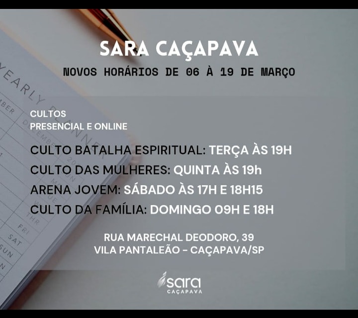 Fachada de Comunidade evangélica sara nossa terra de cacapava