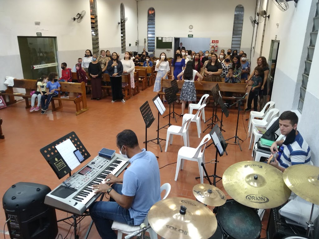 Fachada de Igreja Evangélica Assembléia de Deus Ministério do Belém em Caçapava