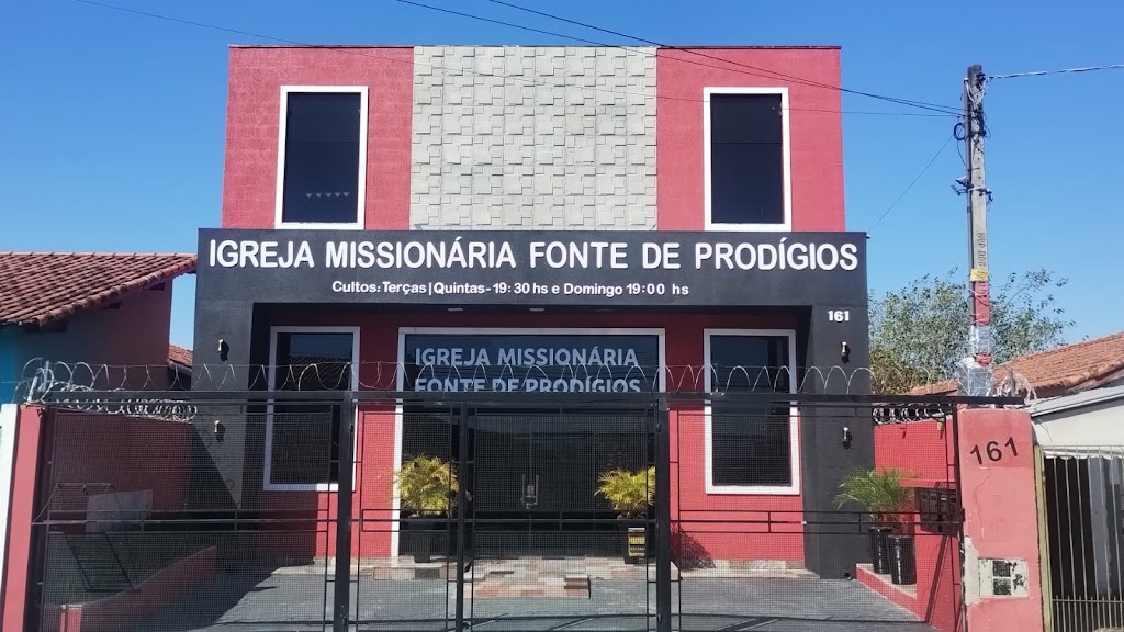Fachada de Igreja Missionária Fonte de Prodígios