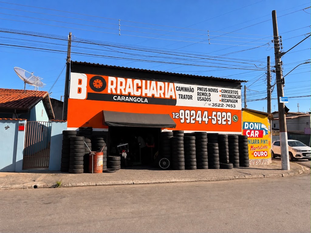 Fachada de Borracharia Carangola