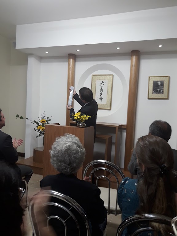 Fachada de Igreja Messiânica Mundial do Brasil - Pindamonhangaba