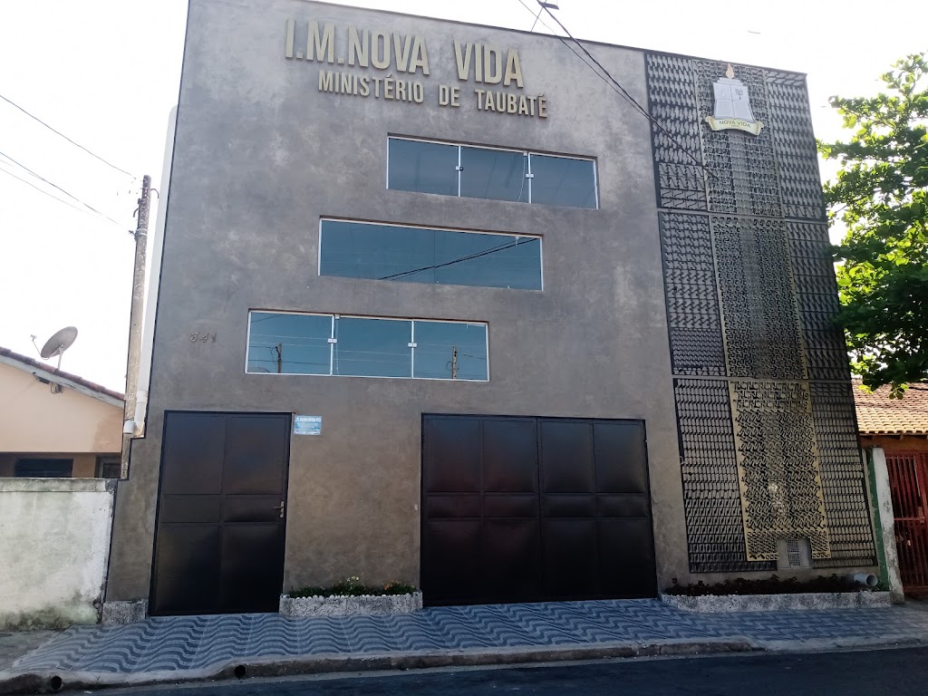 Fachada de Igreja missionária nova vida Pindamonhangaba
