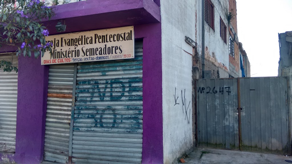 Fachada de Igreja Evangélica Pentecostal Ministério Semeadores