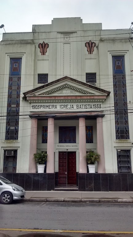 Fachada de Primeira Igreja Batista de Santos