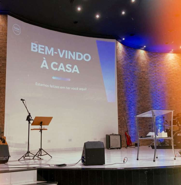 Fachada de Igreja Casa Restaurada