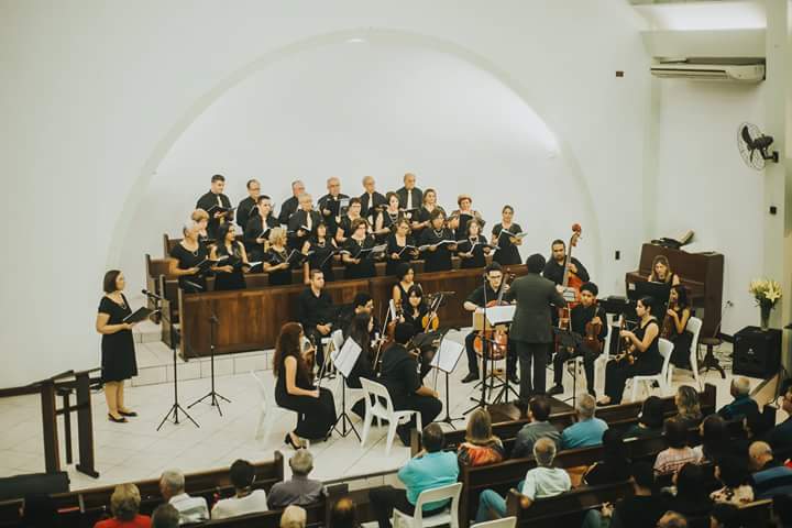 Fachada de Primeira Igreja Presbiteriana de Santos