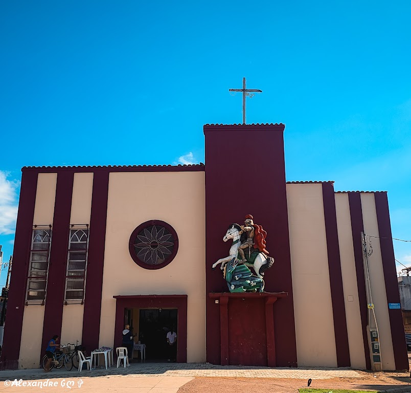 Fachada de Paróquia São Jorge e São Benedito