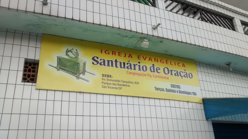 Fachada de Igreja Evangélica Santuário de Oração