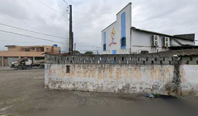 Fachada de Assembléia de Deus ministerio de Santos,congregação de radio clube