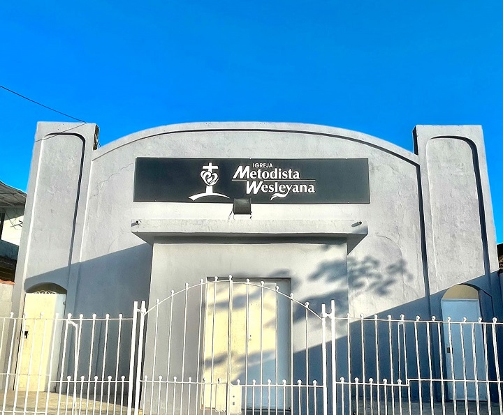 Fachada de Igreja Metodista Wesleyana Santos