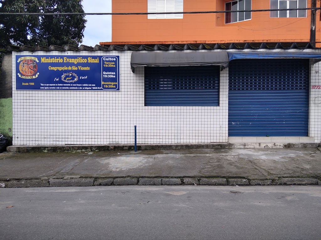 Fachada de Ministério Evangélico Sinai