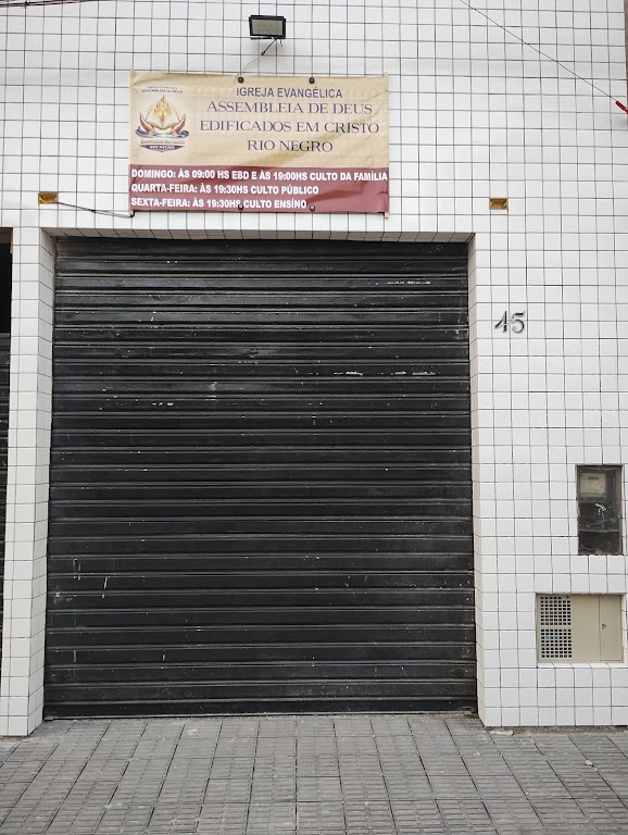 Fachada de Igreja Evangélica Edificados em Cristo