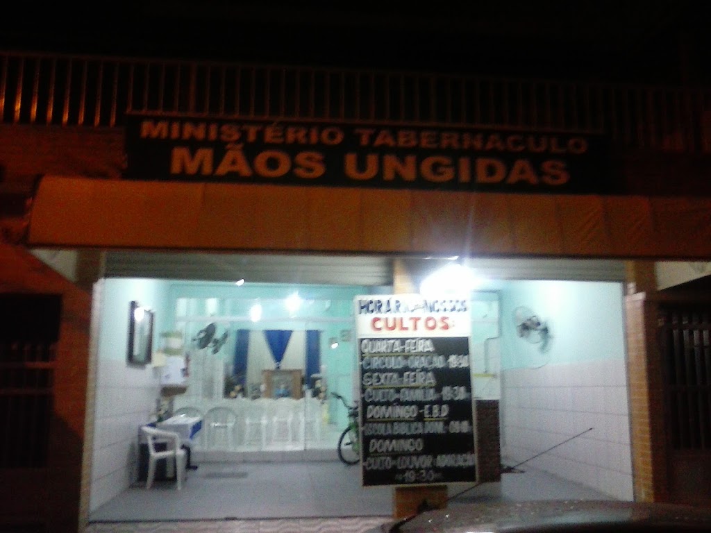 Fachada de Igreja evangélica tabernáculo maos ungidas