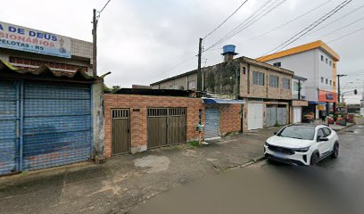 Fachada de IEAD Gideões Missionários - Min. de Pelotas, RS em São Vicente, SP.