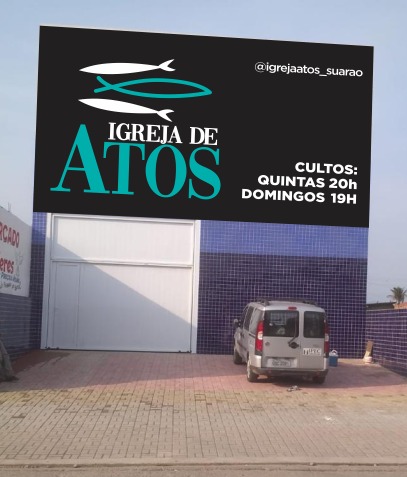 Fachada de Igreja de Atos Itanhaém