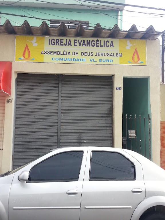 Fachada de Igreja Evangélica Assembléia de Deus Jerusalém