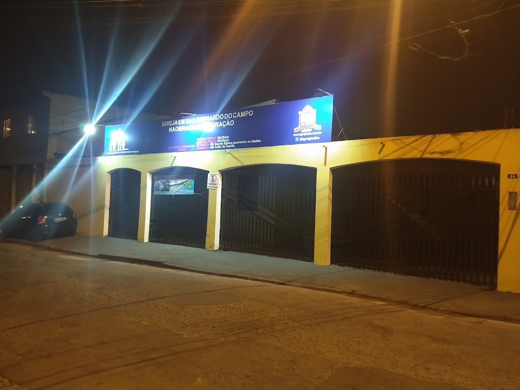 Fachada de Igreja em São Bernardo do Campo na Obra da Restauração.