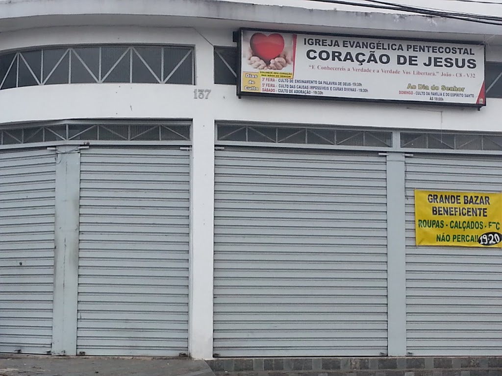 Fachada de Igreja Evangélica Pentecostal Coração de Jesus