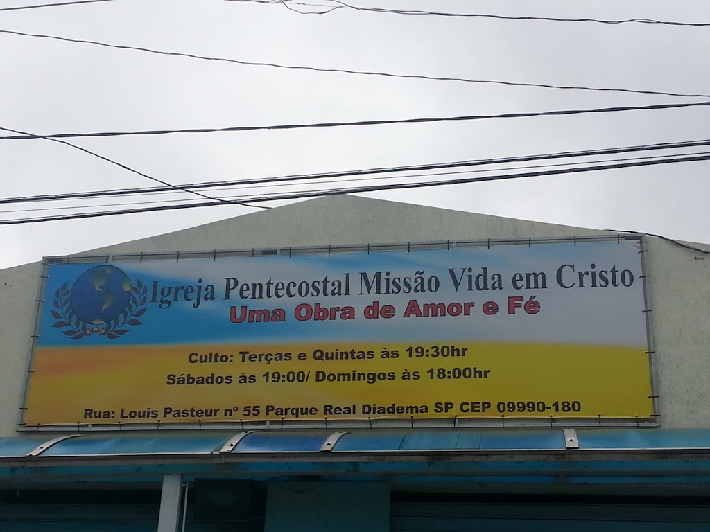 Fachada de Igreja Pentecostal Missão Vida em Cristo