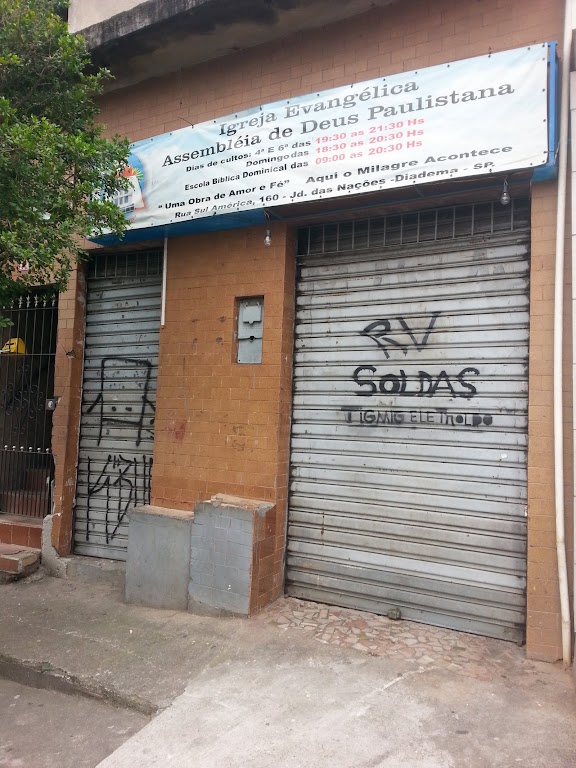 Fachada de Assembleia de Deus Coluna de Fogo